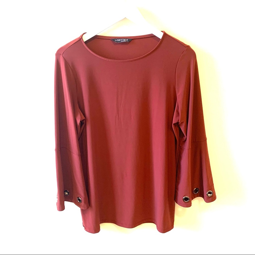 3/$25 Lisette bell sleeve tunic T069